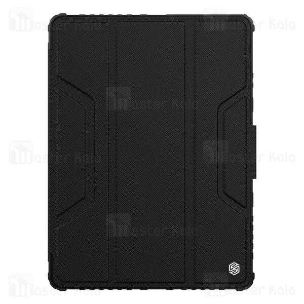 کاور چرمی هوشمند نیلکین آیپد Apple iPad 10.2 2021 / 2020 / 2019 Nillkin Bumper Leather Case Pro