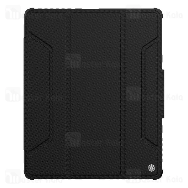 کیف چرمی هوشمند نیلکین آیپد Apple iPad Pro 12.9 2020 / 2021 Nillkin Bumper Leather Case Pro
