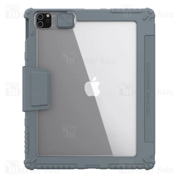 کیف چرمی هوشمند نیلکین آیپد Apple iPad Pro 12.9 2020 / 2021 Nillkin Bumper Leather Case Pro