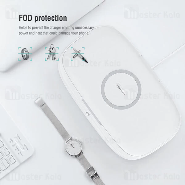 دستگاه ضد عفونی کننده یو وی و شارژر وایرلس Nillkin FlashPure Pro NKT03 UV Sanitizing Box