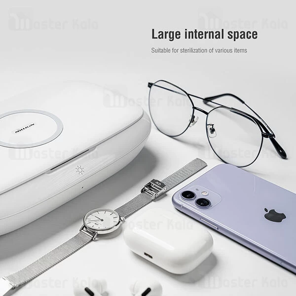 دستگاه ضد عفونی کننده یو وی و شارژر وایرلس Nillkin FlashPure Pro NKT03 UV Sanitizing Box