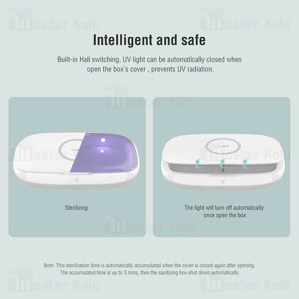 دستگاه ضد عفونی کننده یو وی و شارژر وایرلس Nillkin FlashPure Pro NKT03 UV Sanitizing Box