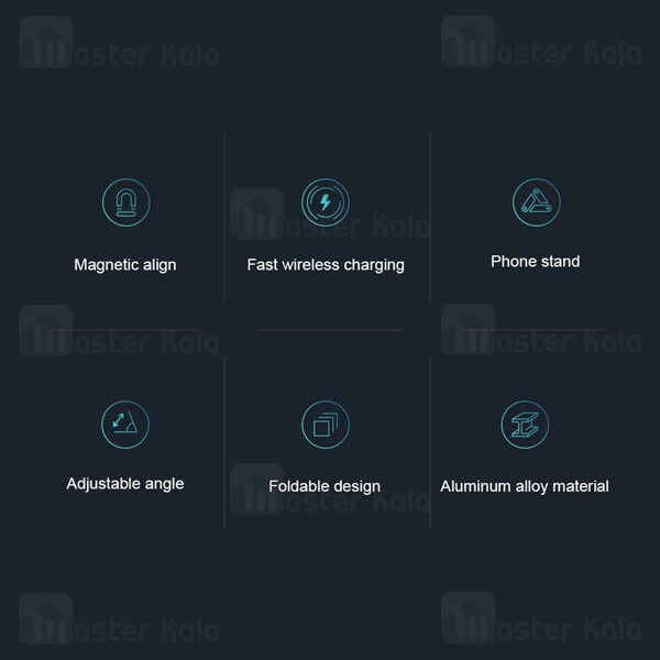 استند شارژر وایرلس Nillkin NKT11 MagStand Wireless Charger for iPhone 12 /13 Series 