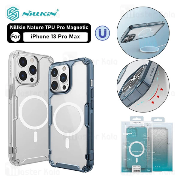 قاب محافظ مگنتی نیلکین آیفون Apple iPhone 13 Pro Max Nillkin Nature TPU Pro Magnetic Case