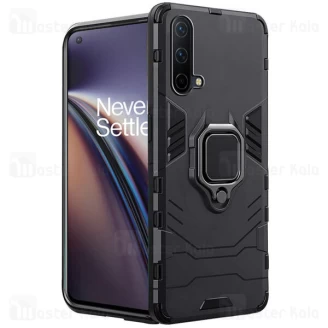 گارد ضد ضربه انگشتی وان پلاس OnePlus Nord CE 5G Black Panther KEYSION ShockProof Armor Ring