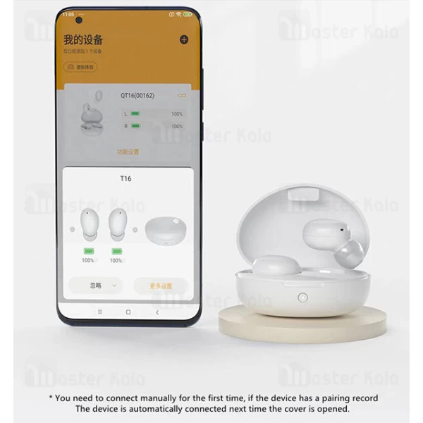 هندزفری بلوتوث QCY T16 AptX CVC8.0 True Wireless Earbuds