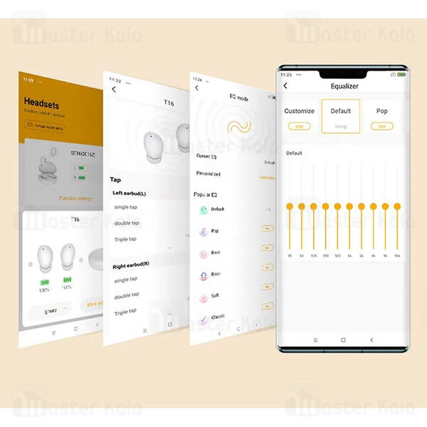 هندزفری بلوتوث QCY T16 AptX CVC8.0 True Wireless Earbuds