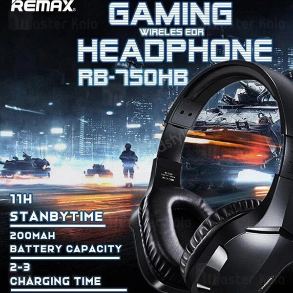 هدفون وایرلس Remax RB-750HB WIRELESS GAMING HEADPHONE