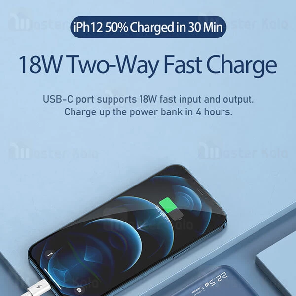 پاوربانک وایرلس REMAX RPP-207 Wireless Power Bank 20000 22.5W