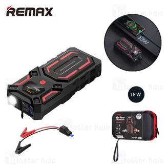 پاوربانک و جامپ استارتر خودرو 10000 میلی آمپر Remax RPP-261 10000mah POWER BANK PORTABLE