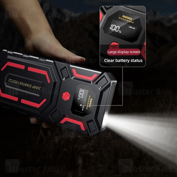 پاوربانک و جامپ استارتر Remax RPP-261 POWER BANK PORTABLE 10000mah Jump Starter