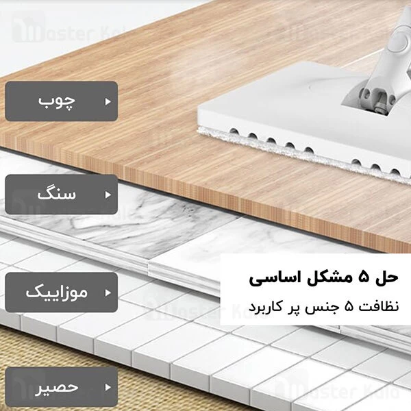 تی و بخارشوی چند منظوره شیائومی Xiaomi Deerma ZQ600 Multi-function Steam Cleaner توان 1600 وات