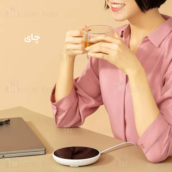 زیر لیوانی حرارتی شیائومی Xiaomi Lexiu Rosou ZS1 Thermostat Coaster 55 Degree Constant Temperature