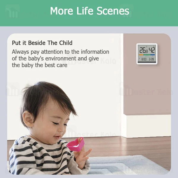 دماسنج و رطوبت سنج  دیجیتالی شیائومی Xiaomi MIIIW Temperature and Humidity Clock