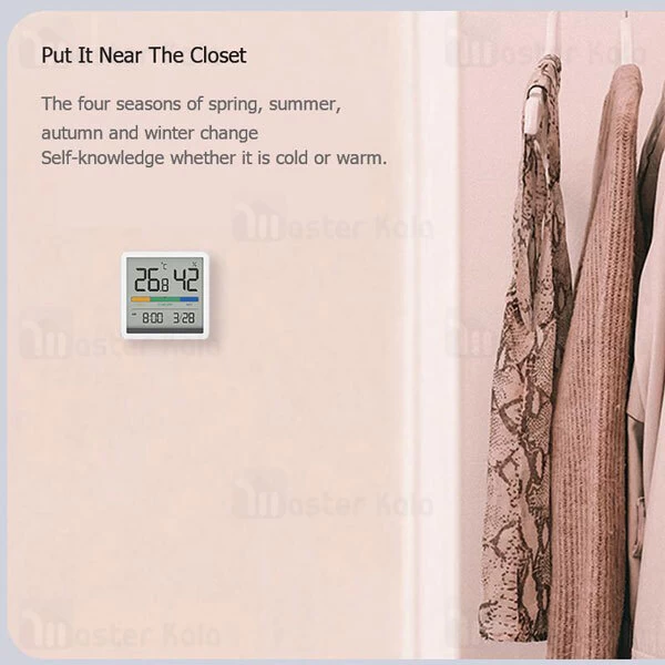 دماسنج و رطوبت سنج  دیجیتالی شیائومی Xiaomi MIIIW Temperature and Humidity Clock