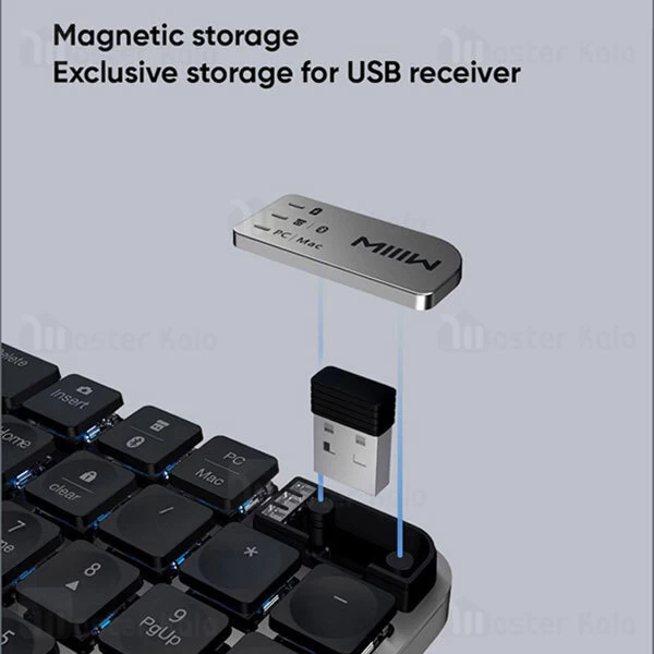 کیبورد گیمینگ Xiaomi MIIIW Wireless Mechanical Keyboard Pro MWWMKP01