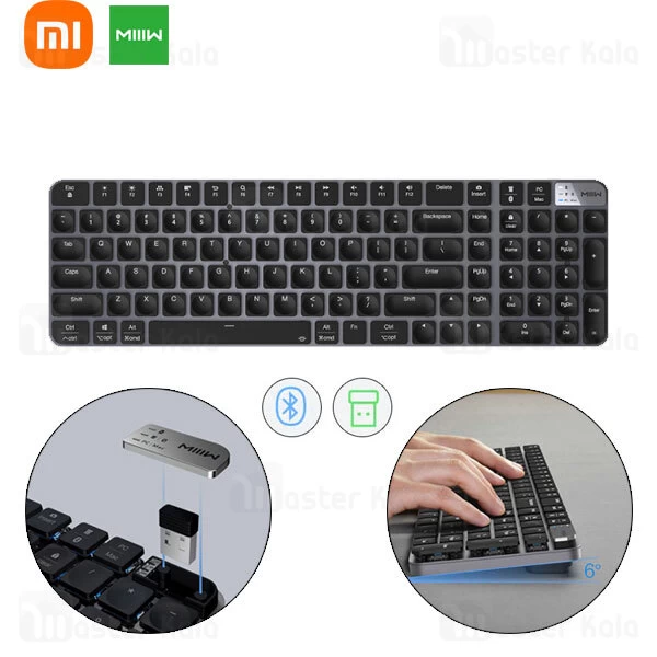 کیبورد گیمینگ Xiaomi MIIIW Wireless Mechanical Keyboard Pro MWWMKP01