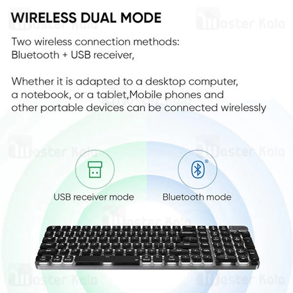 کیبورد گیمینگ Xiaomi MIIIW Wireless Mechanical Keyboard Pro MWWMKP01