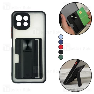 قاب محافظ شیائومی Xiaomi Mi 11 Lite / Mi 11 Lite 5G Durable Case + جاکارتی و استند