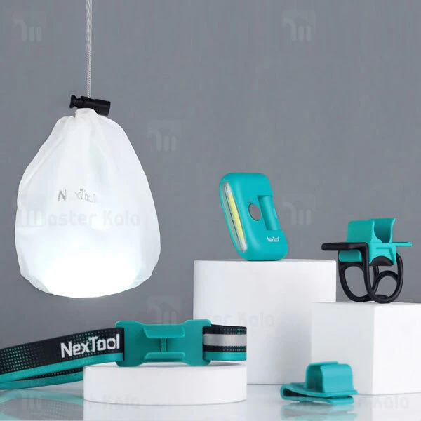 هدلایت چندکاره شیائومی Xiaomi NexTool Multifunctional HeadLight COB