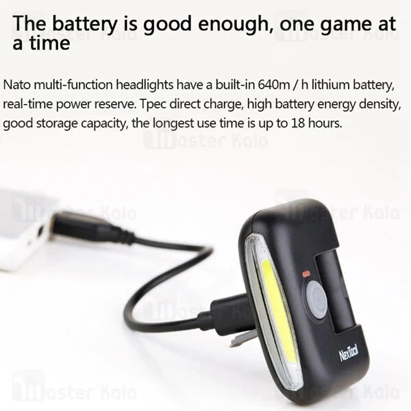 هدلایت چندکاره شیائومی Xiaomi NexTool Multifunctional HeadLight COB