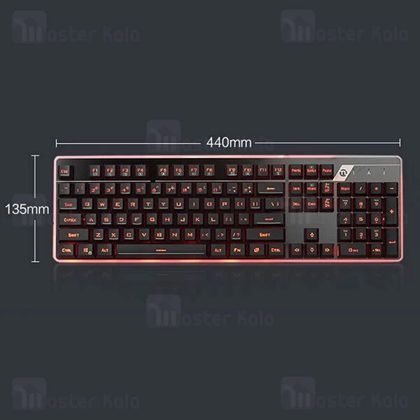 کیبورد سیمی گیمینگ شیائومی Xiaomi Ningmei GK21 Gaming Keyboard Backlight