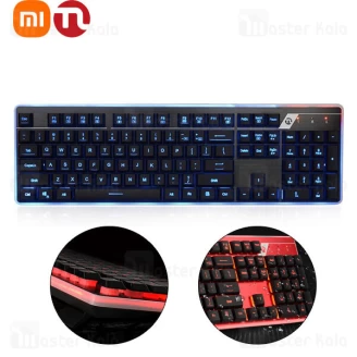کیبورد سیمی گیمینگ شیائومی Xiaomi Ningmei GK21 Gaming Keyboard Membrane Backlight