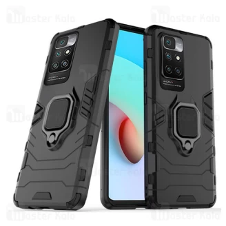 گارد ضد ضربه انگشتی شیائومی Xiaomi Redmi 10 Black Panther KEYSION ShockProof Armor Ring