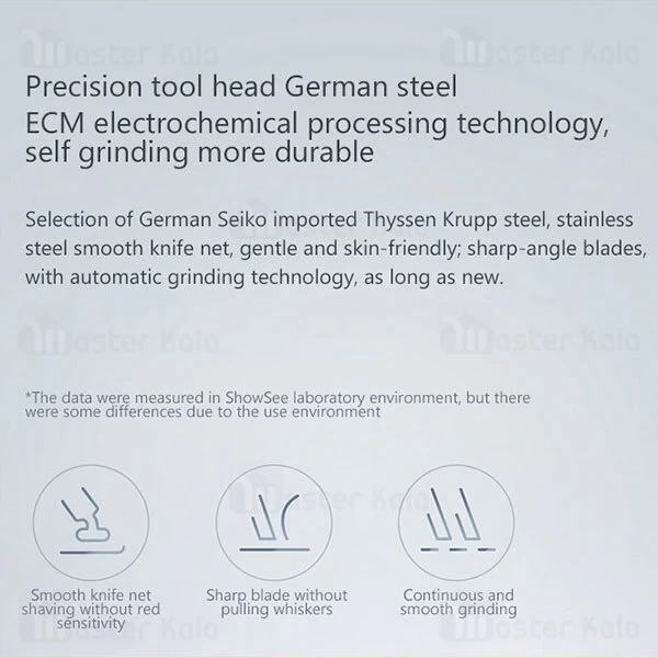 ریش تراش شارژی Xiaomi ShowSee F1-BK Electric Shaver IPX7