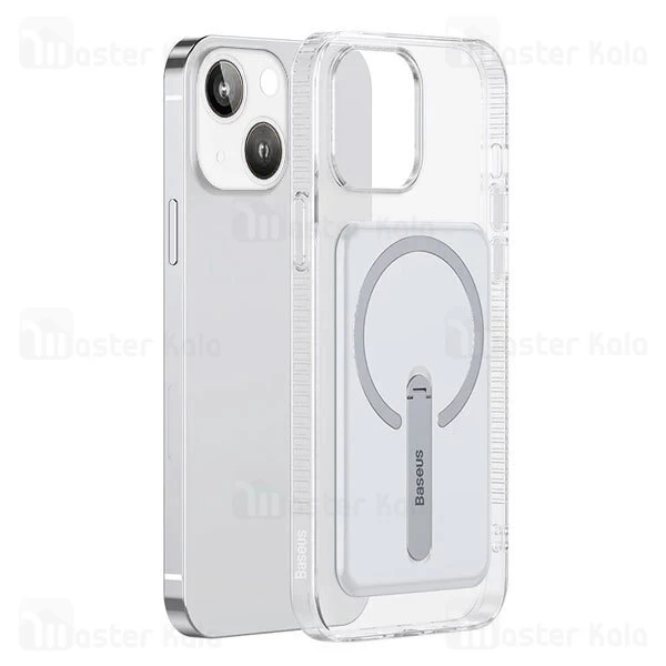 قاب محافظ مگنتی بیسوس آیفون Apple iPhone 13 Baseus Magnetic Phone Case ARCX000002 استند دار