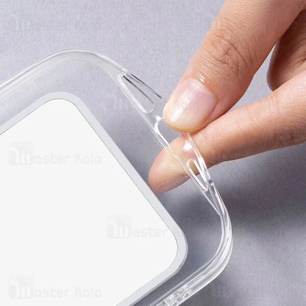 قاب محافظ مگنتی بیسوس آیفون Apple iPhone 13 Pro Baseus Magnetic Phone Case ARCX000102 استند دار