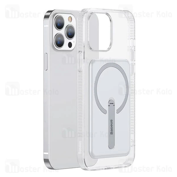قاب محافظ مگنتی بیسوس آیفون Apple iPhone 13 Pro Max Baseus Magnetic Phone Case ARCX000202 استند دار