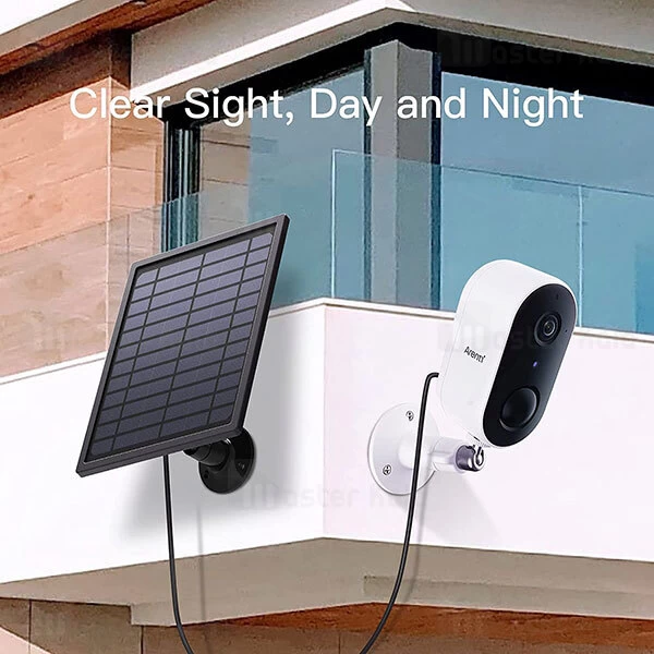 دوربین مداربسته Arenti GO1 and SP1 FHD 1080p Wire Free Wifi Battery Solar Panel