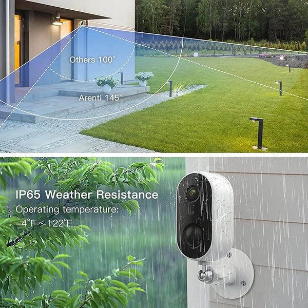 دوربین نظارتی هوشمند آرنتی Arenti Laxihub W1 1080p Wire Free Wifi Battery Camera