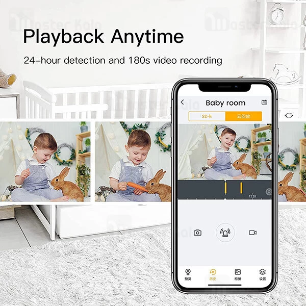 دوربین مداربسته تحت شبکه Arenti Indoor1 Ultra HD 3MP/2K Indoor Wi-fi Camera