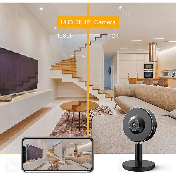 دوربین مداربسته تحت شبکه Arenti Indoor1 Ultra HD 3MP/2K Indoor Wi-fi Camera