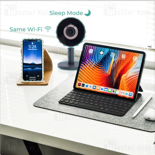 دوربین مداربسته تحت شبکه Arenti Indoor1 Ultra HD 3MP/2K Indoor Wi-fi Camera