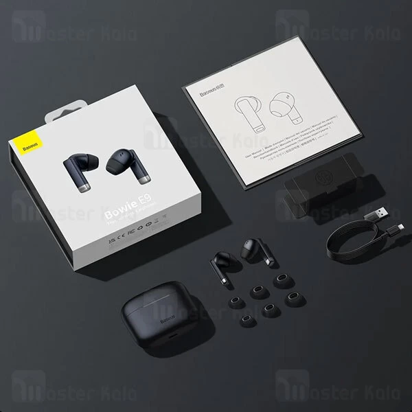 هندزفری بلوتوث دوگوش بیسوس Baseus Bowie E9 TWS Earphones ENC Wireless Headphones