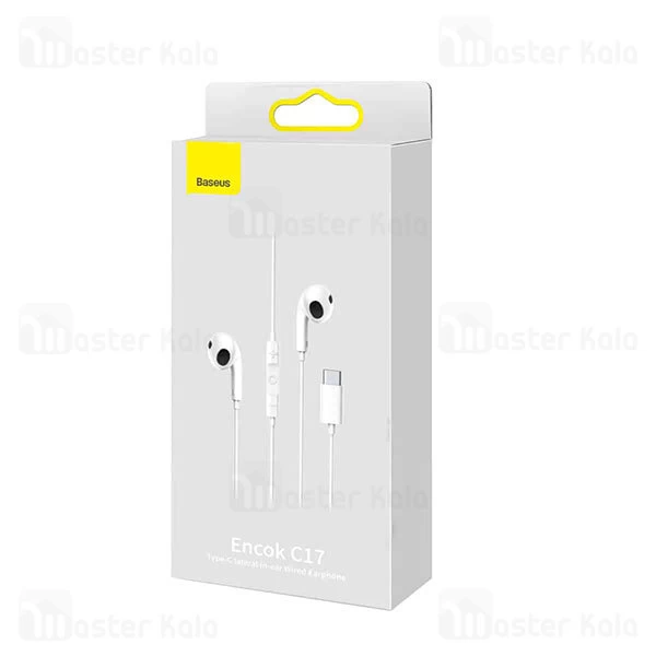 هندزفری سیم دار Baseus C17 Encok Type-C lateral in-ear Wired Earphone NGCR010002