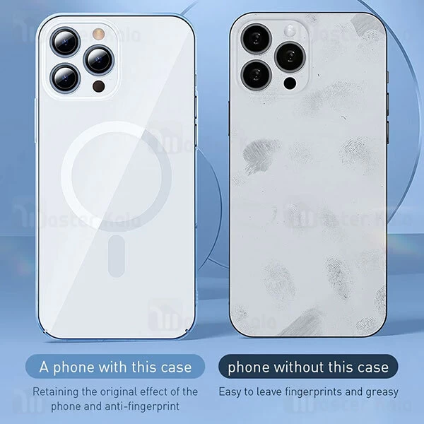 قاب مگنتی ایفون Apple iPhone 12 Pro Max Baseus Crystal Magnetic Case ARJT000702