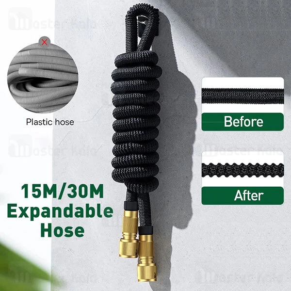 شلنگ و نازل کارواش Baseus GF4 Horticulture Watering Spray Nozzle 15m CPYY010101