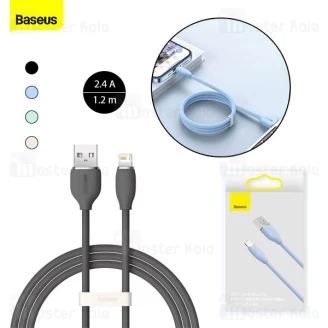 کابل لایتنینگ بیسوس Baseus CAGD000001 Silica طول 1.2 متر توان 2.4 آمپر