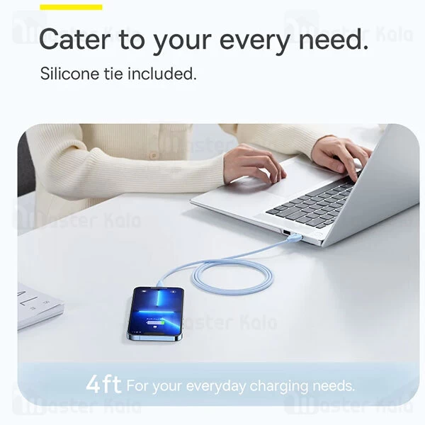 کابل لایتنینگ بیسوس Baseus Jelly Liquid Silica Gel CAGD000001 Lightning 2.4A