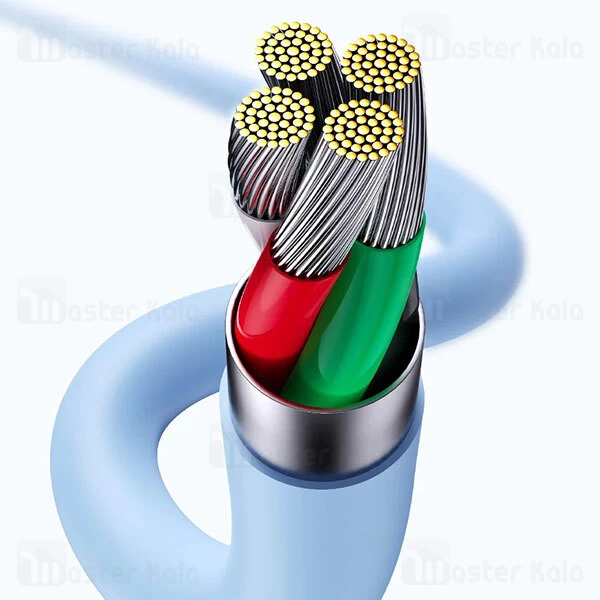 کابل لایتنینگ بیسوس Baseus Jelly Liquid Silica Gel CAGD000101 Lightning 2.4A