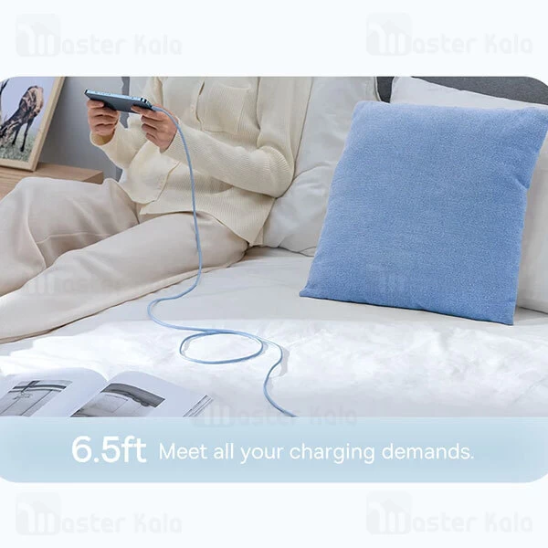 کابل لایتنینگ بیسوس Baseus Jelly Liquid Silica Gel CAGD000101 Lightning 2.4A