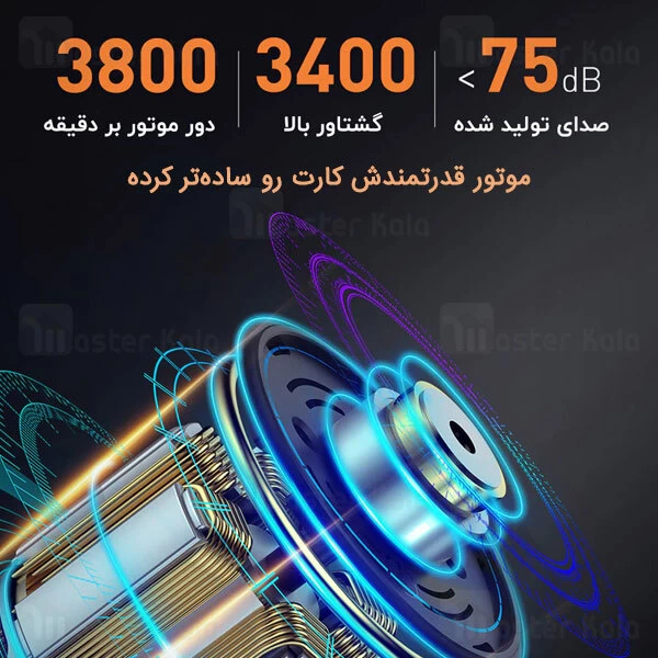 دستگاه واکس شارژی خودرو بیسوس Baseus New Power Cordless Electric Polisher CRDLQ-B01 30W