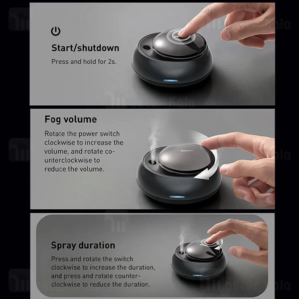 خوشبو کننده هوای خودرو Baseus Wisdom Car Smart Atomized Air Freshener CNZX000301