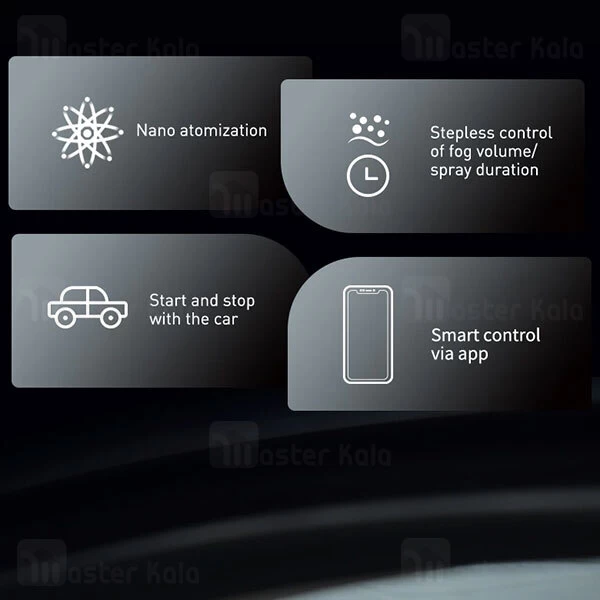 خوشبو کننده هوای خودرو Baseus Wisdom Car Smart Atomized Air Freshener CNZX000301
