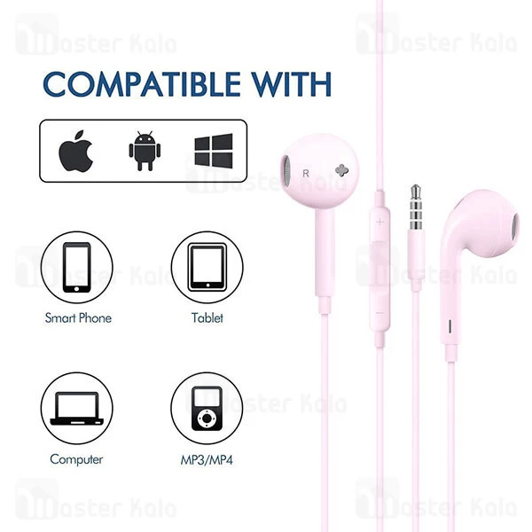 هندزفری سیمی Bavin HX831 Soft Candy Color Wired In-Ear Earphone 3.5mm Jack