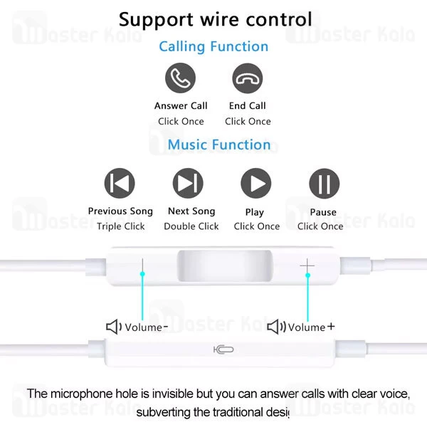 هندزفری سیمی باوین Bavin HX832 Wired Headset Jack 3.5mm